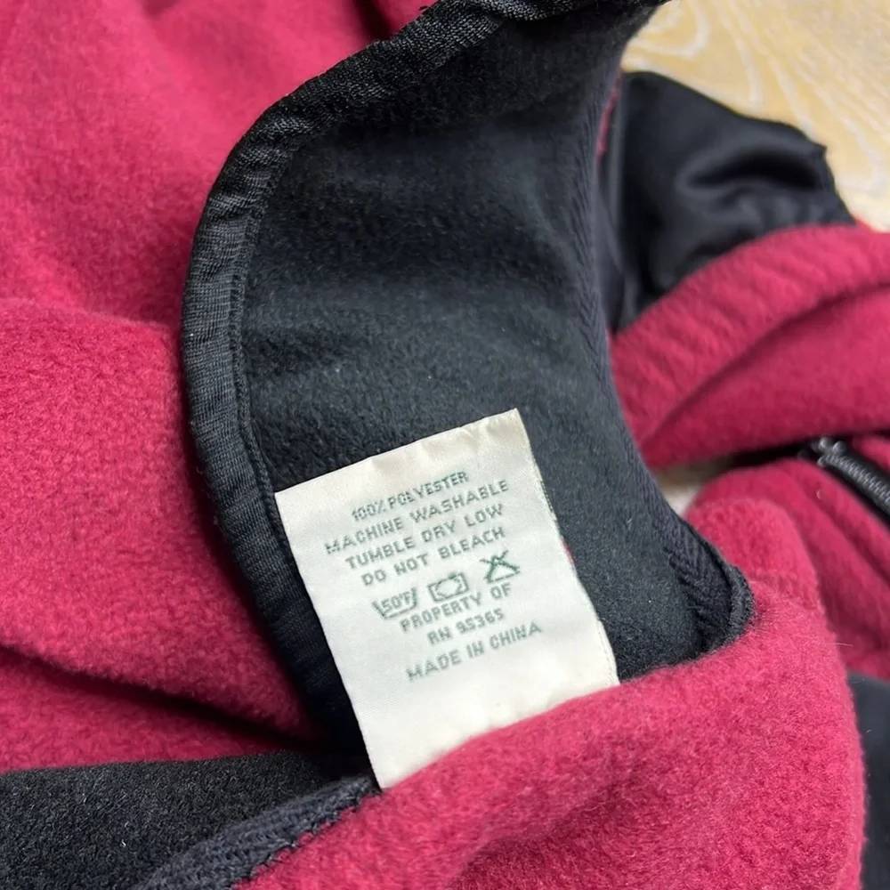 COLORADO TIMBERLINE Burgendy Kids Pelican Bay Naples Fleece Zip Up Jacket